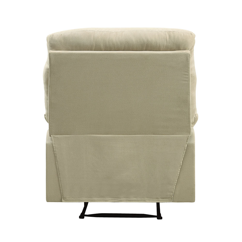 Arcadia Beige Microfiber Recliner