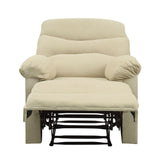 Arcadia Beige Microfiber Recliner