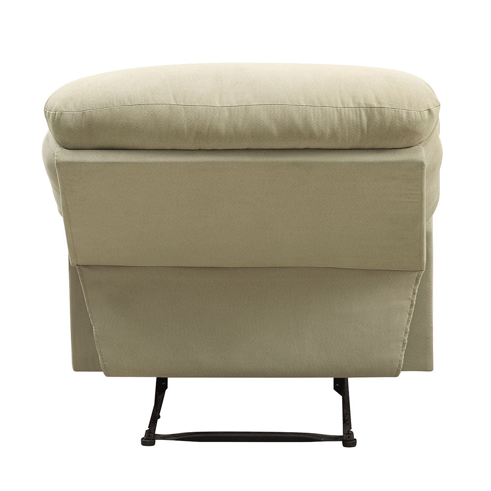 Arcadia Beige Microfiber Recliner