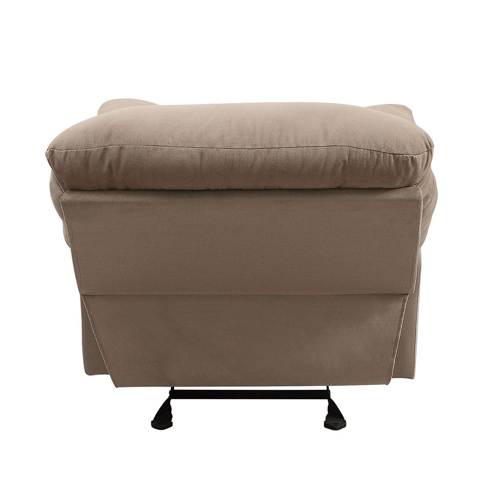 Arcadia Light Brown Microfiber Recliner