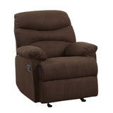 Arcadia Chocolate Microfiber Recliner