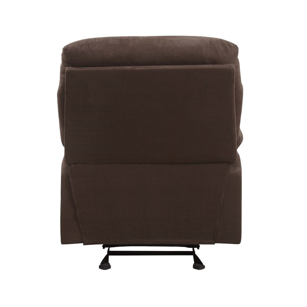 Arcadia Chocolate Microfiber Recliner