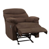 Arcadia Chocolate Microfiber Recliner