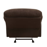 Arcadia Chocolate Microfiber Glider Recliner