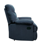 Arcadia Blue Woven Fabric Recliner