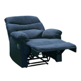 Arcadia Blue Woven Fabric Recliner