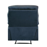 Arcadia Blue Woven Fabric Recliner