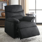 Arcadia Black Woven Fabric Recliner