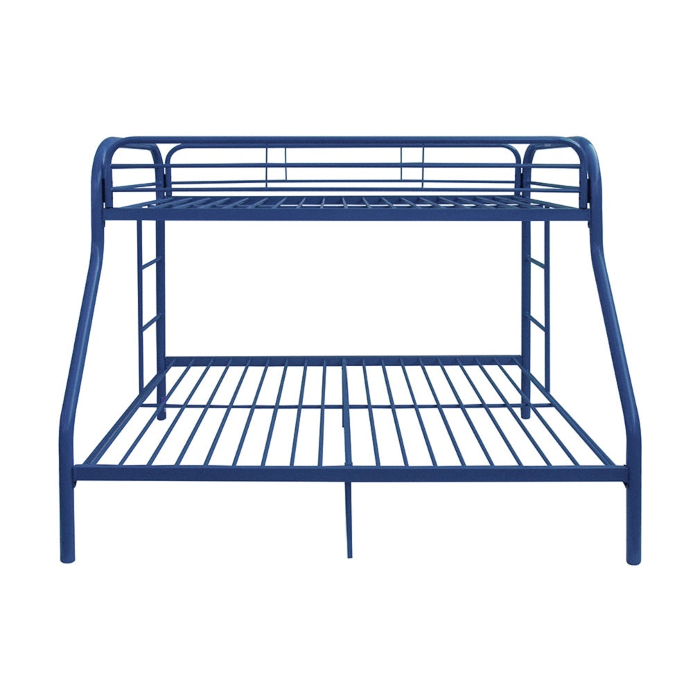 Tritan Blue Finish Twin/Full Bunk Bed