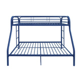 Tritan Blue Finish Twin/Full Bunk Bed