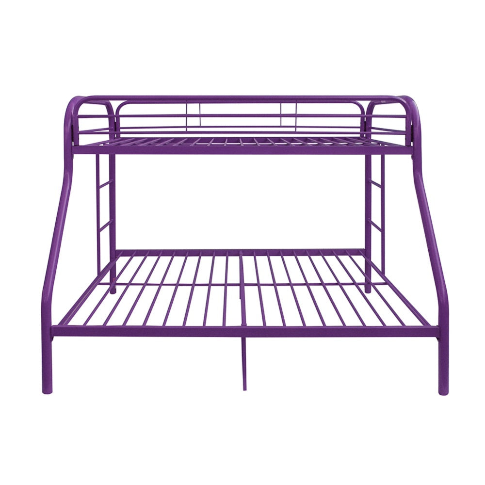 Tritan Purple Finish Twin/Full Bunk Bed