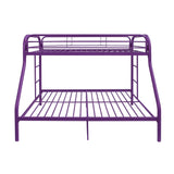 Tritan Purple Finish Twin/Full Bunk Bed