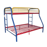 Tritan Rainbow Finish Twin/Full Bunk Bed