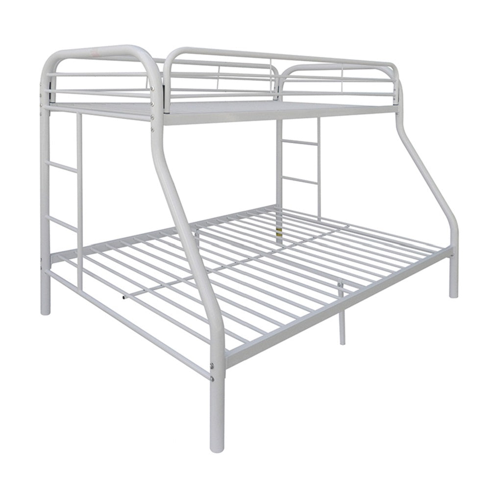 Tritan White Finish Twin/Full Bunk Bed