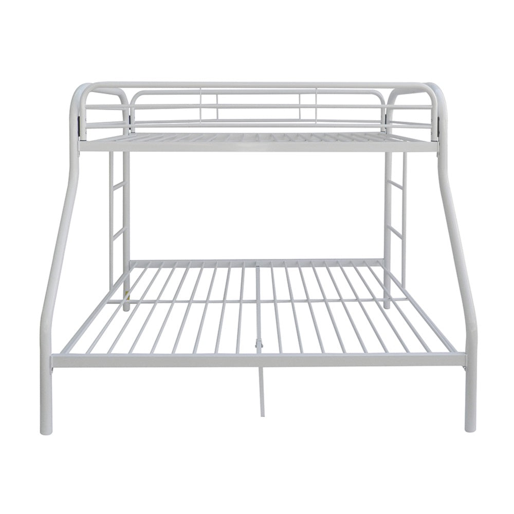 Tritan White Finish Twin/Full Bunk Bed