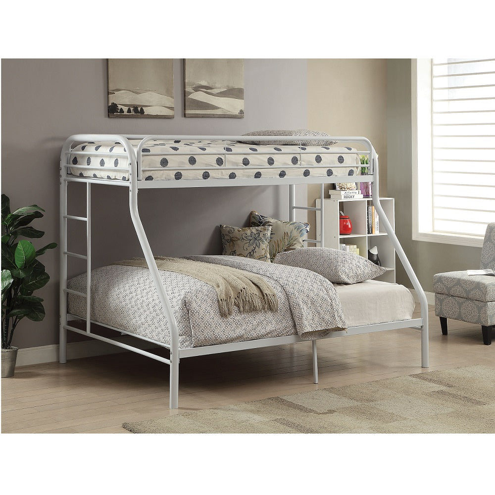 Tritan White Finish Twin/Full Bunk Bed