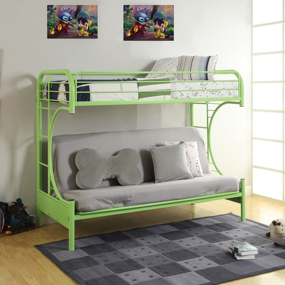 Eclipse Green Finish Twin/Full/Futon Bunk Bed