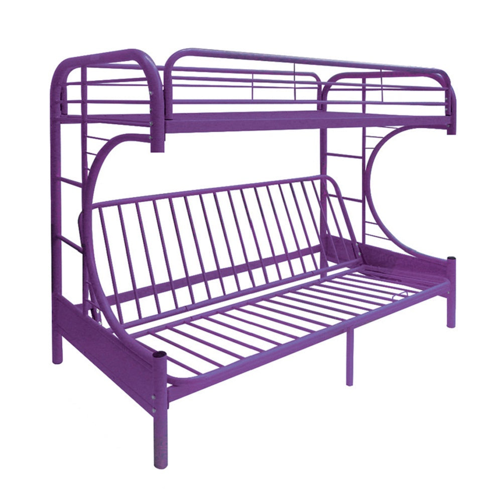 Eclipse Purple Finish Twin/Full/Futon Bunk Bed