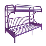 Eclipse Purple Finish Twin/Full/Futon Bunk Bed