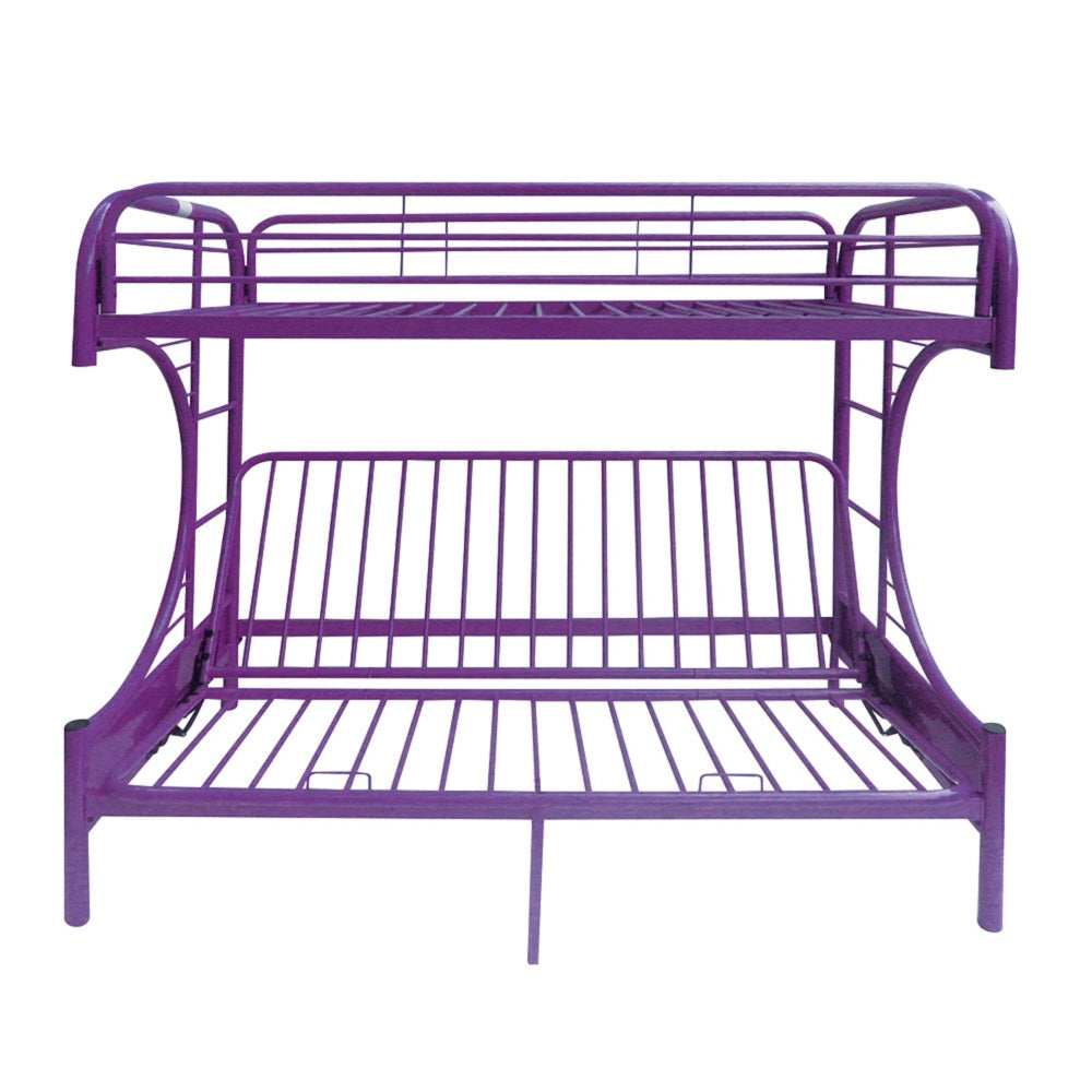 Eclipse Purple Finish Twin/Full/Futon Bunk Bed