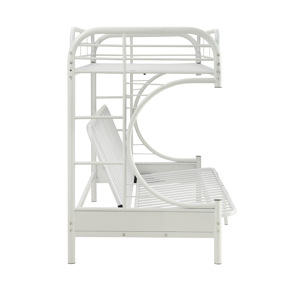 Eclipse White Finish Twin Xl/Queen/Futon Bunk Bed