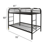 Thomas Black Finish Twin/Twin Bunk Bed