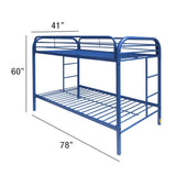 Thomas Blue Finish Twin/Twin Bunk Bed