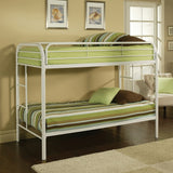 Thomas White Finish Twin/Twin Bunk Bed