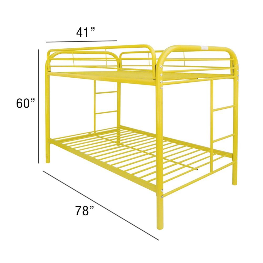 Thomas Yellow Finish Twin/Twin Bunk Bed