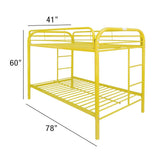 Thomas Yellow Finish Twin/Twin Bunk Bed