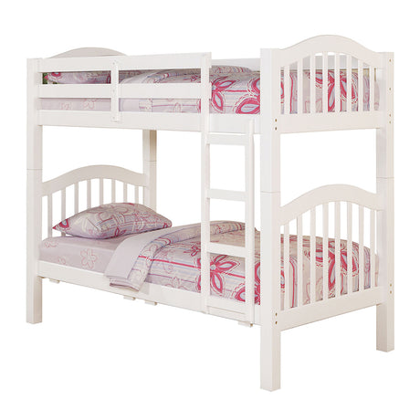 Heartland White Finish Twin/Twin Bunk Bed