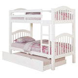 Heartland White Finish Twin/Twin Bunk Bed