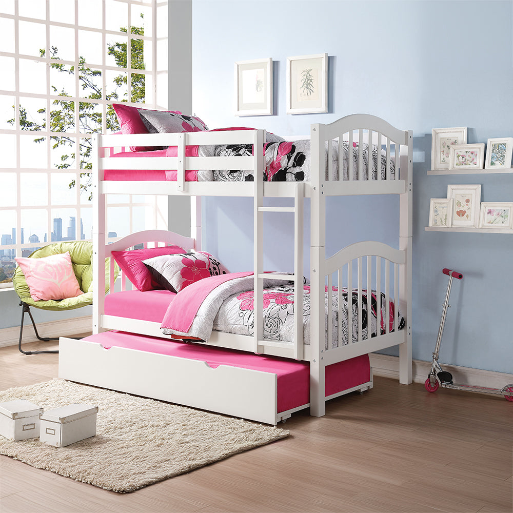 Heartland White Finish Twin/Twin Bunk Bed