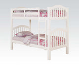 Heartland White Finish Twin/Twin Bunk Bed