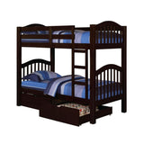 Heartland Espresso Finish Twin/Twin Bunk Bed