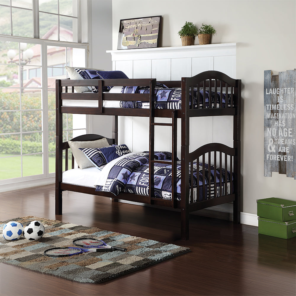 Heartland Espresso Finish Twin/Twin Bunk Bed