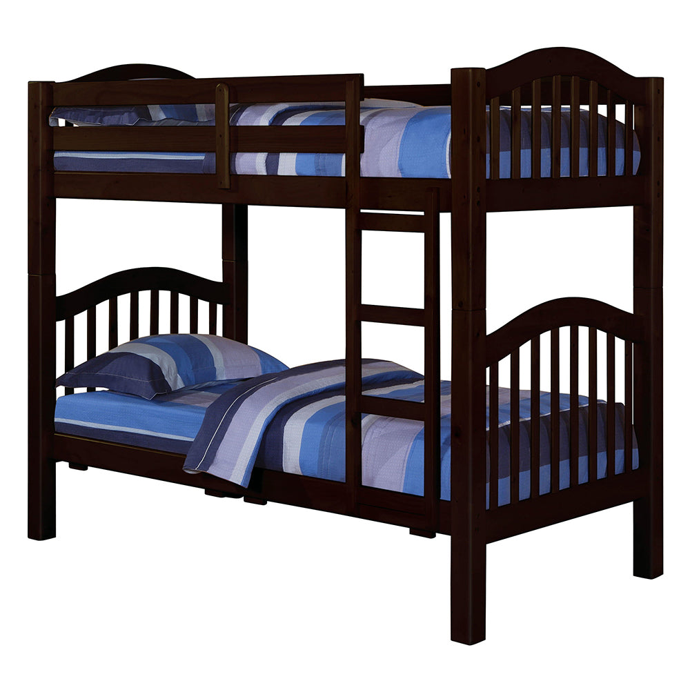 Heartland Espresso Finish Twin/Twin Bunk Bed