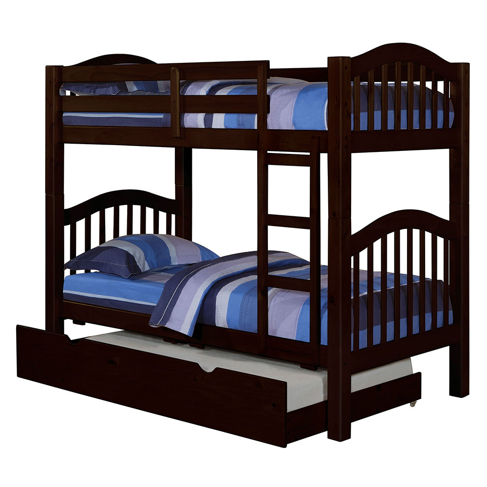 Heartland Espresso Finish Twin/Twin Bunk Bed