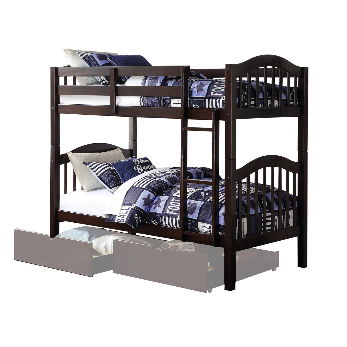 Heartland Espresso Finish Twin/Twin Bunk Bed