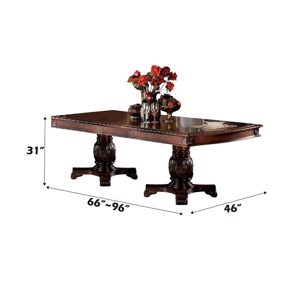 Chateau Cherry Finish De Ville Dining Table