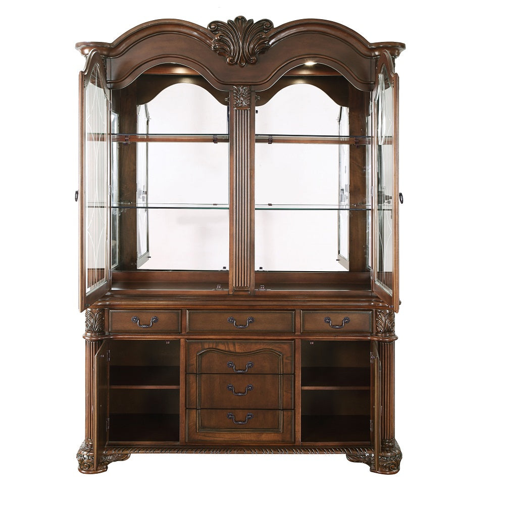 Chateau Cherry Finish De Ville Hutch & Buffet