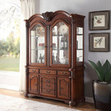 Chateau Cherry Finish De Ville Hutch & Buffet