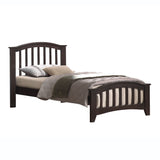 San Dark Walnut Finish Marino Twin Bed