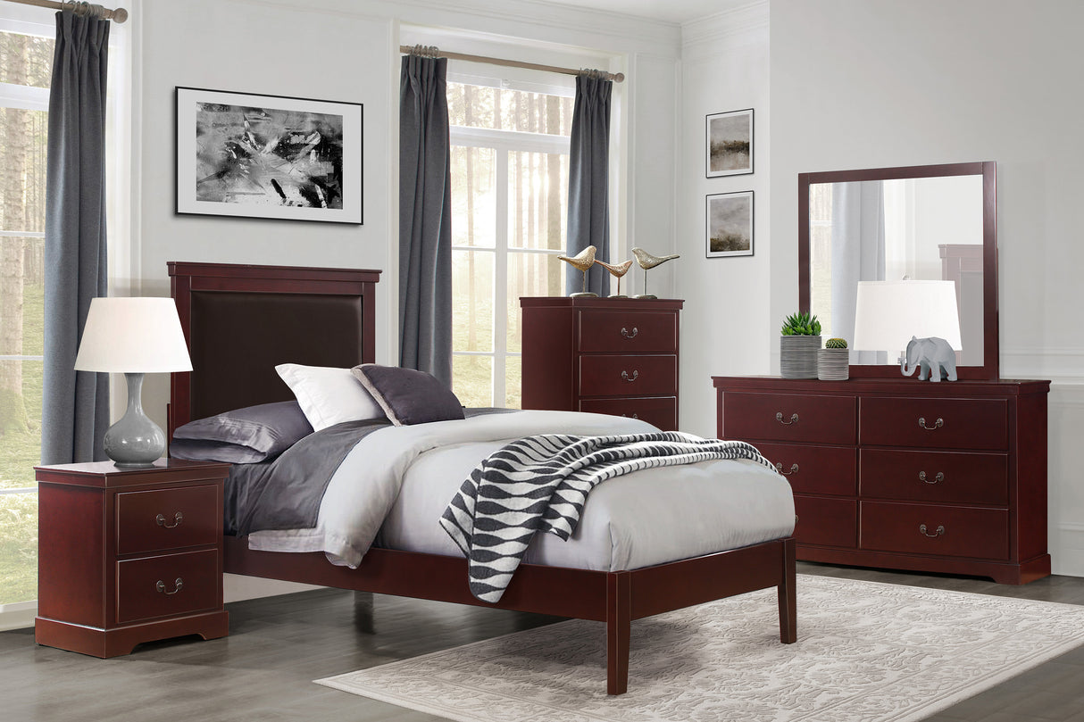 Seabright Cherry Twin Bed