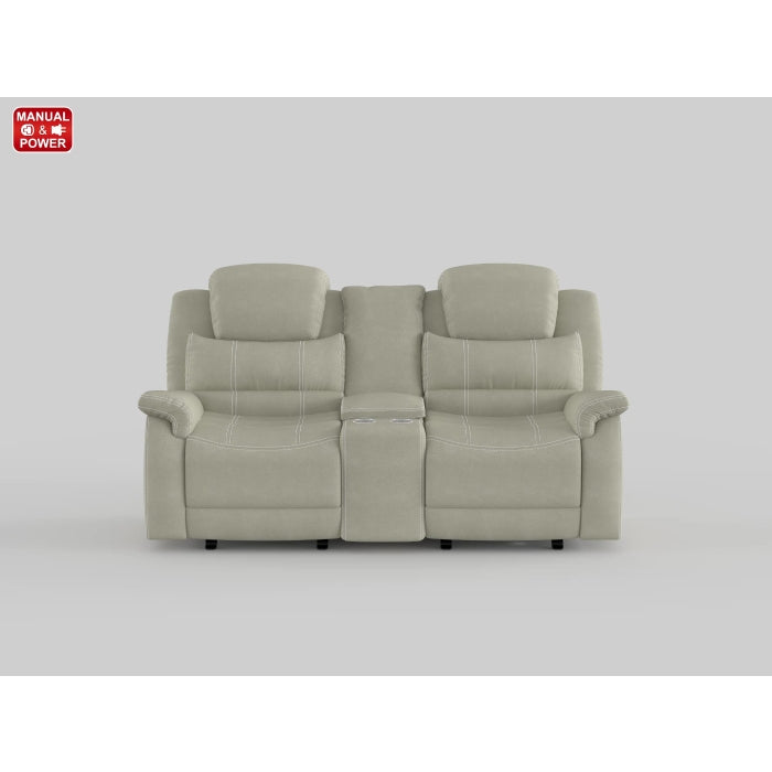 Shola Double Glider Reclining Love Seat With Center Console