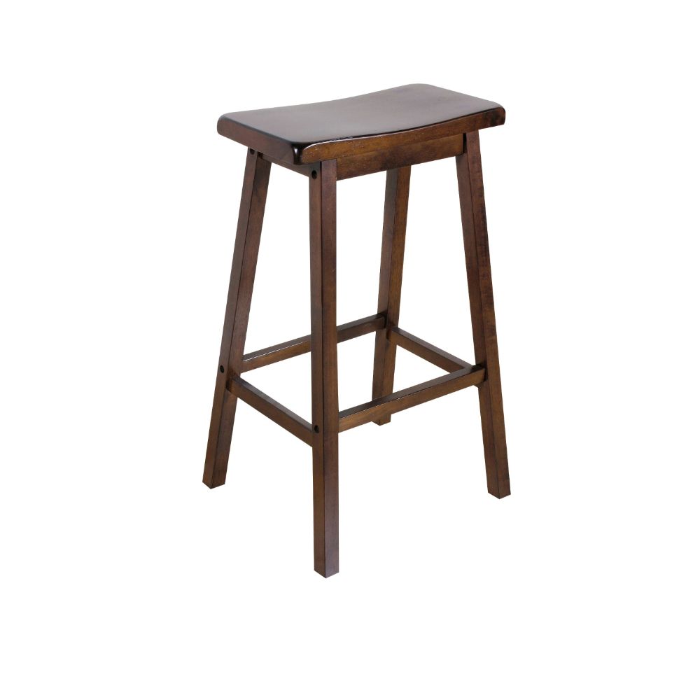 Gaucho Walnut Finish Bar Stool (2Pc)