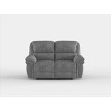 Muirfield Gray Double Reclining Loveseat