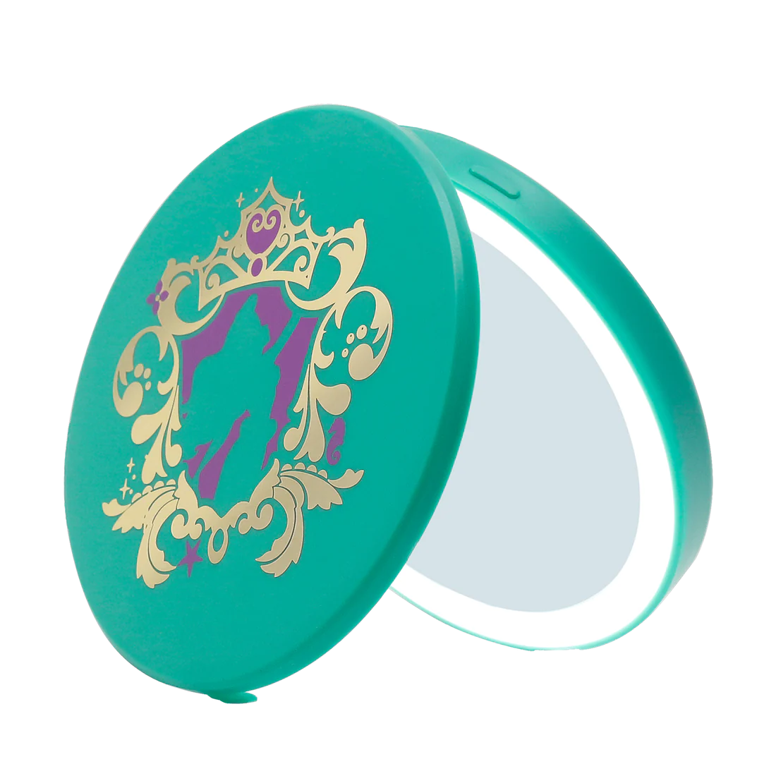 Ariel Compact Mirror with Wireless Power Bank Charging Base