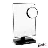 Touch XL Dimmable LED Makeup Mirror with Suction 5X