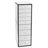 SlayStation® Premium Mirrored 9-Drawers Vanity Storage Unit